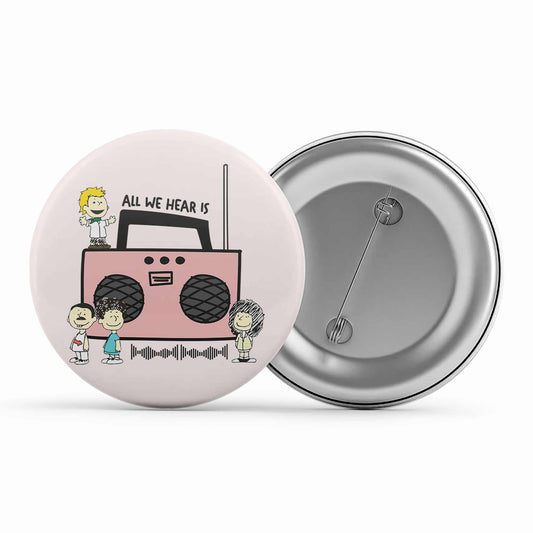 queen all we hear is badge pin button music band buy online united states usa the banyan tee tbt men women girls boys unisex  
