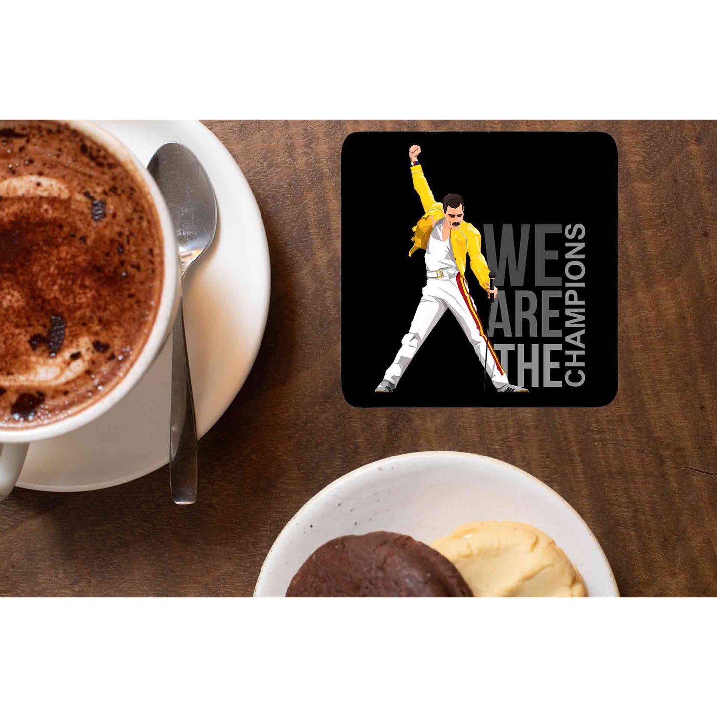queen we are the champions coasters wooden table cups indian music band buy online india the banyan tee tbt men women girls boys unisex