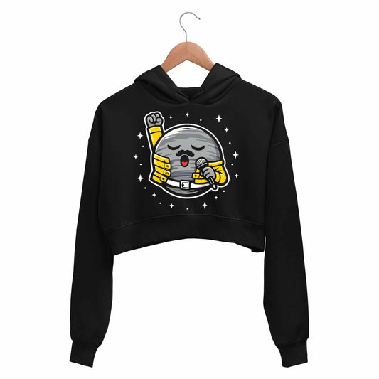 queen mercury live crop hoodie hooded sweatshirt upper winterwear music band buy online united states usa the banyan tee tbt men women girls boys unisex black 
