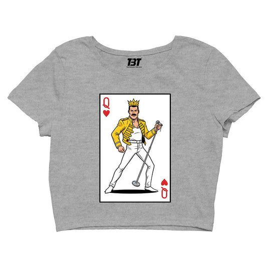 queen the queen of hearts crop top music band buy online united states usa the banyan tee tbt men women girls boys unisex s 
