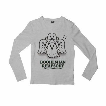 queen boohemian rhapsody full sleeves long sleeves music band buy online united states usa the banyan tee tbt men women girls boys unisex gray 
