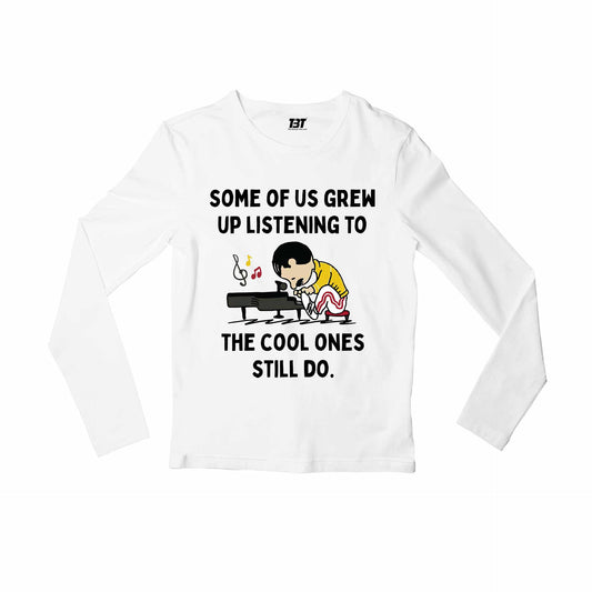 queen cool ones still do full sleeves long sleeves music band buy online united states usa the banyan tee tbt men women girls boys unisex white 