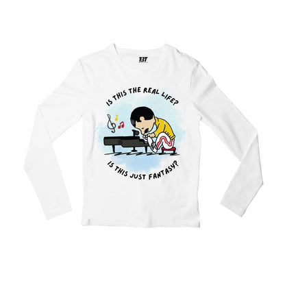 queen bohemian maestro full sleeves long sleeves music band buy online india the banyan tee tbt men women girls boys unisex white