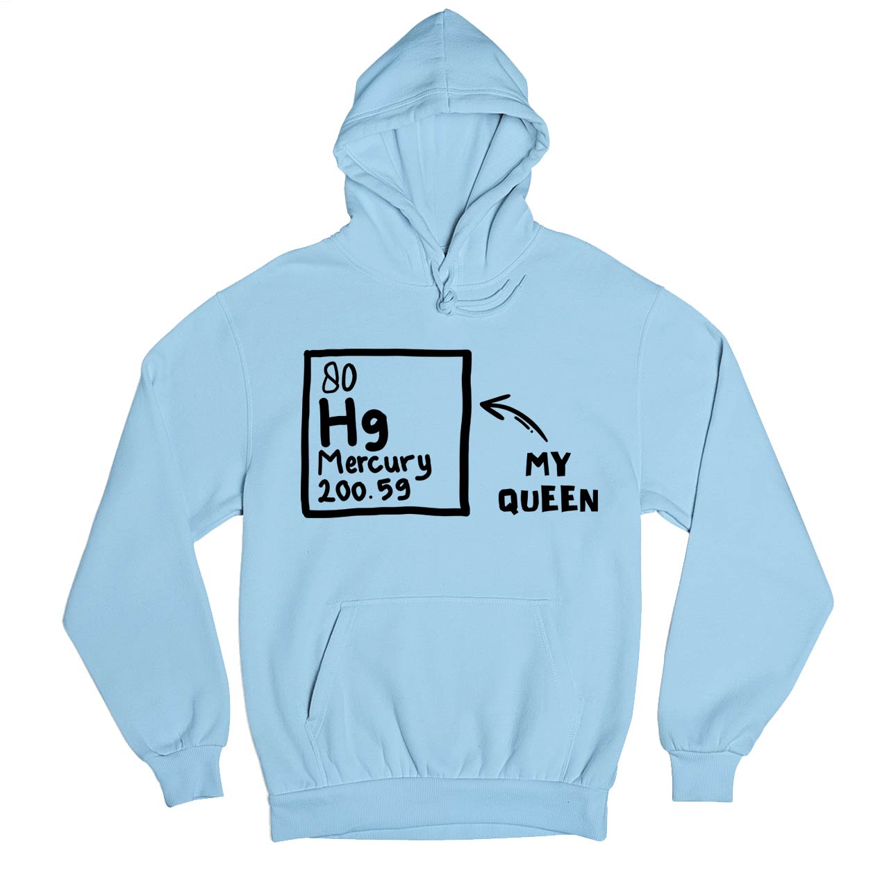 queen my queen hoodie hooded sweatshirt winterwear music band buy online united states usa the banyan tee tbt men women girls boys unisex baby blue 