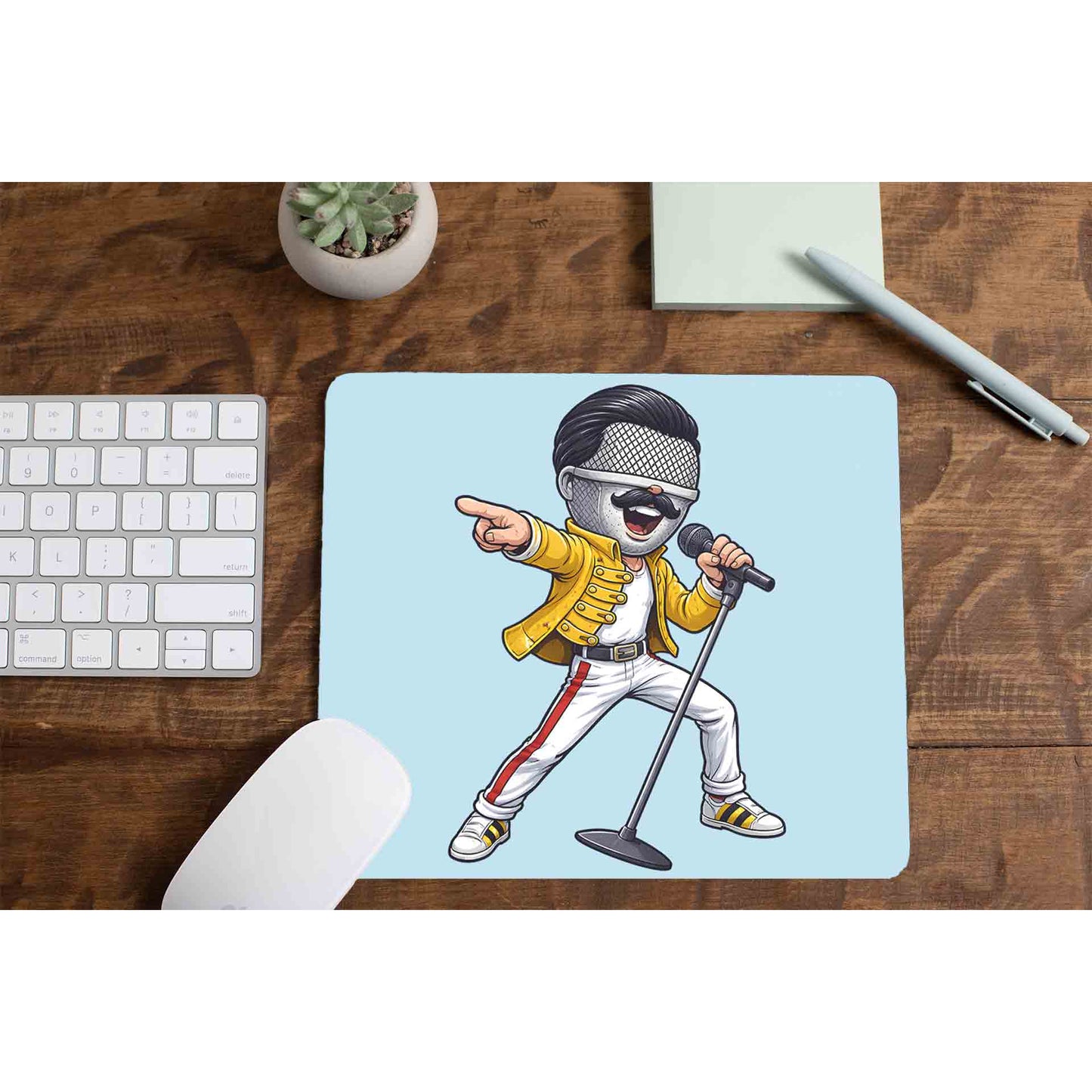 queen mic mercury mousepad logitech large anime music band buy online united states usa the banyan tee tbt men women girls boys unisex  