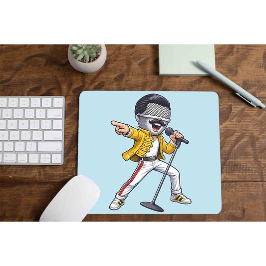 queen mic mercury mousepad logitech large anime music band buy online united states usa the banyan tee tbt men women girls boys unisex  