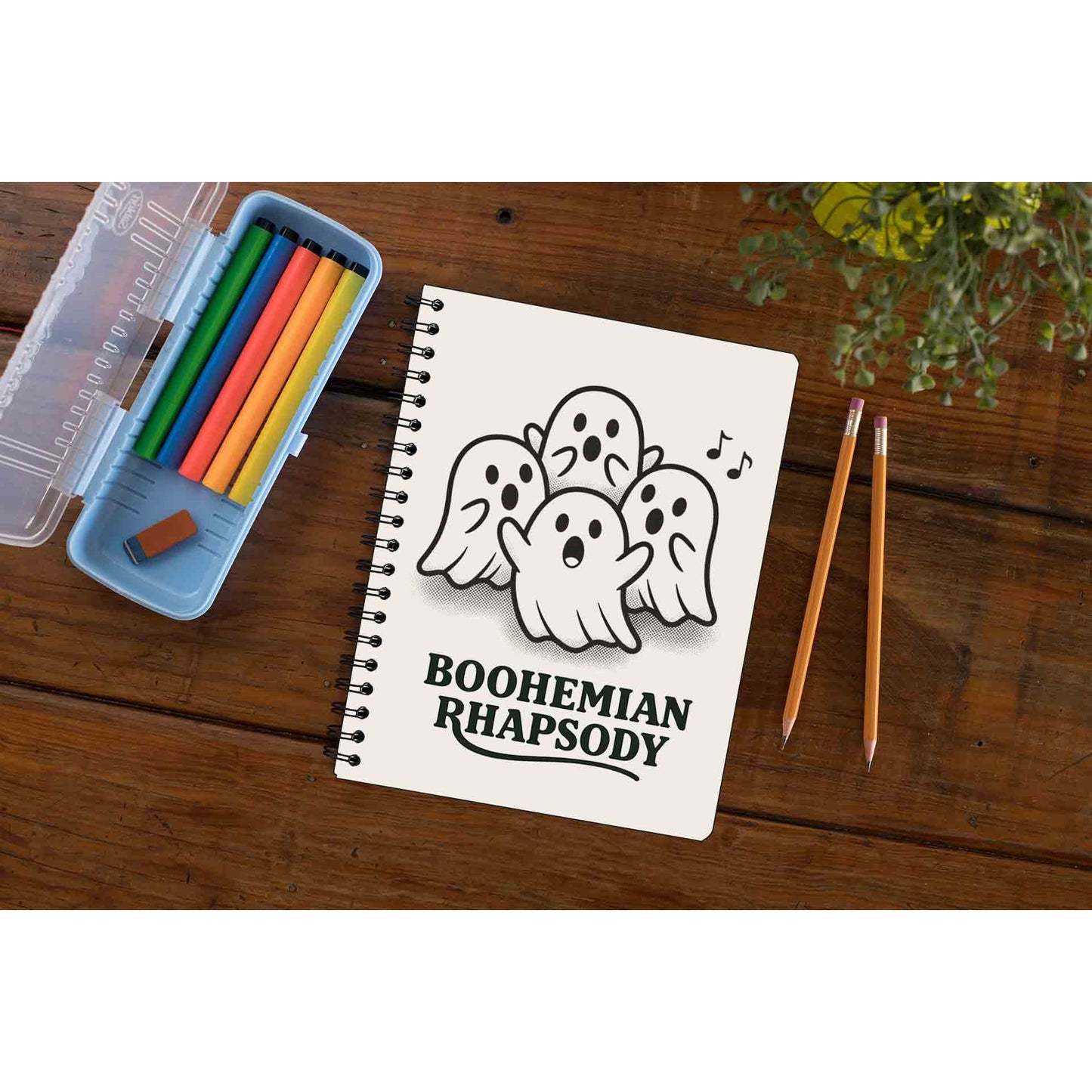 queen boohemian rhapsody notebook notepad diary buy online united states usa the banyan tee tbt unruled 
