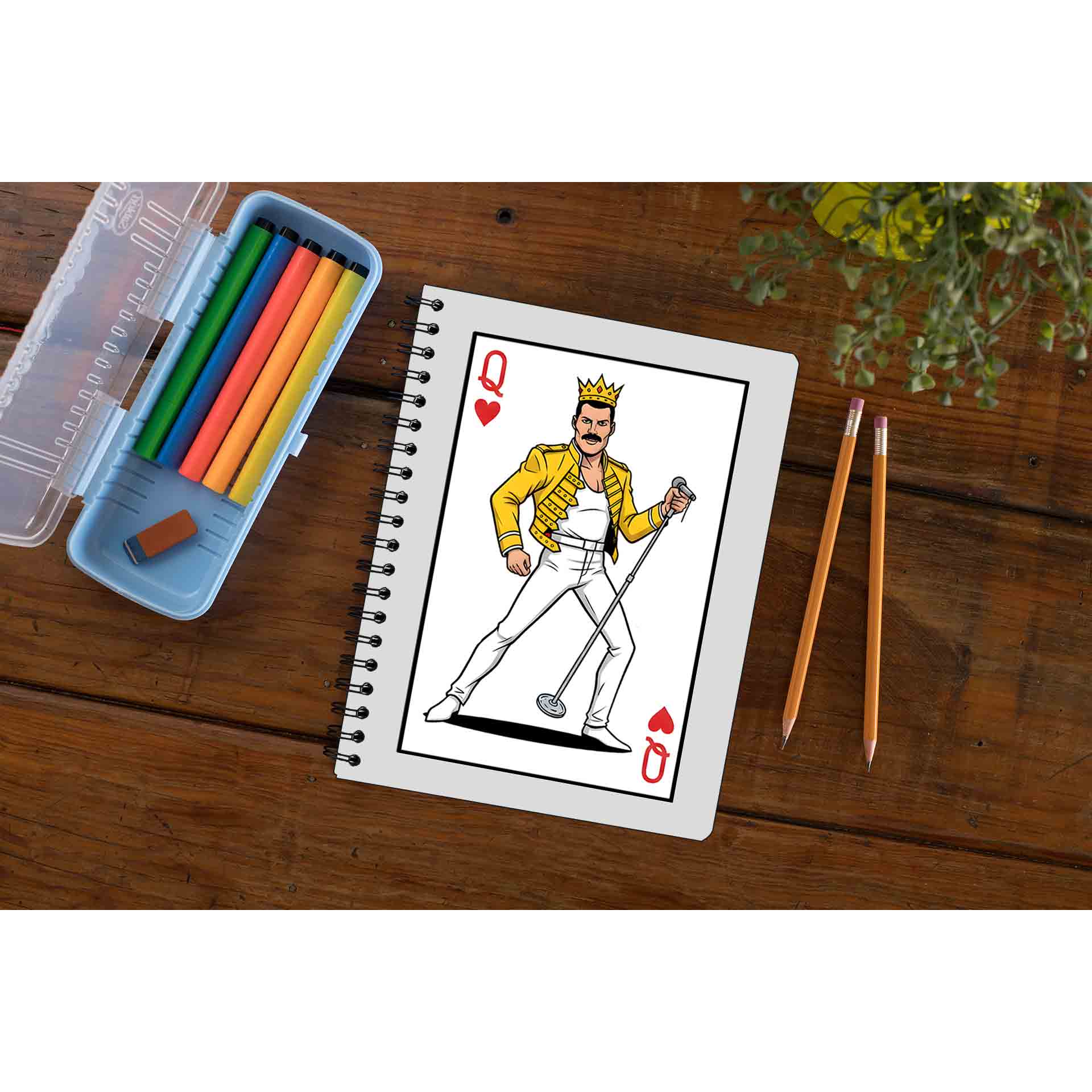queen the queen of hearts notebook notepad diary buy online united states usa the banyan tee tbt unruled 