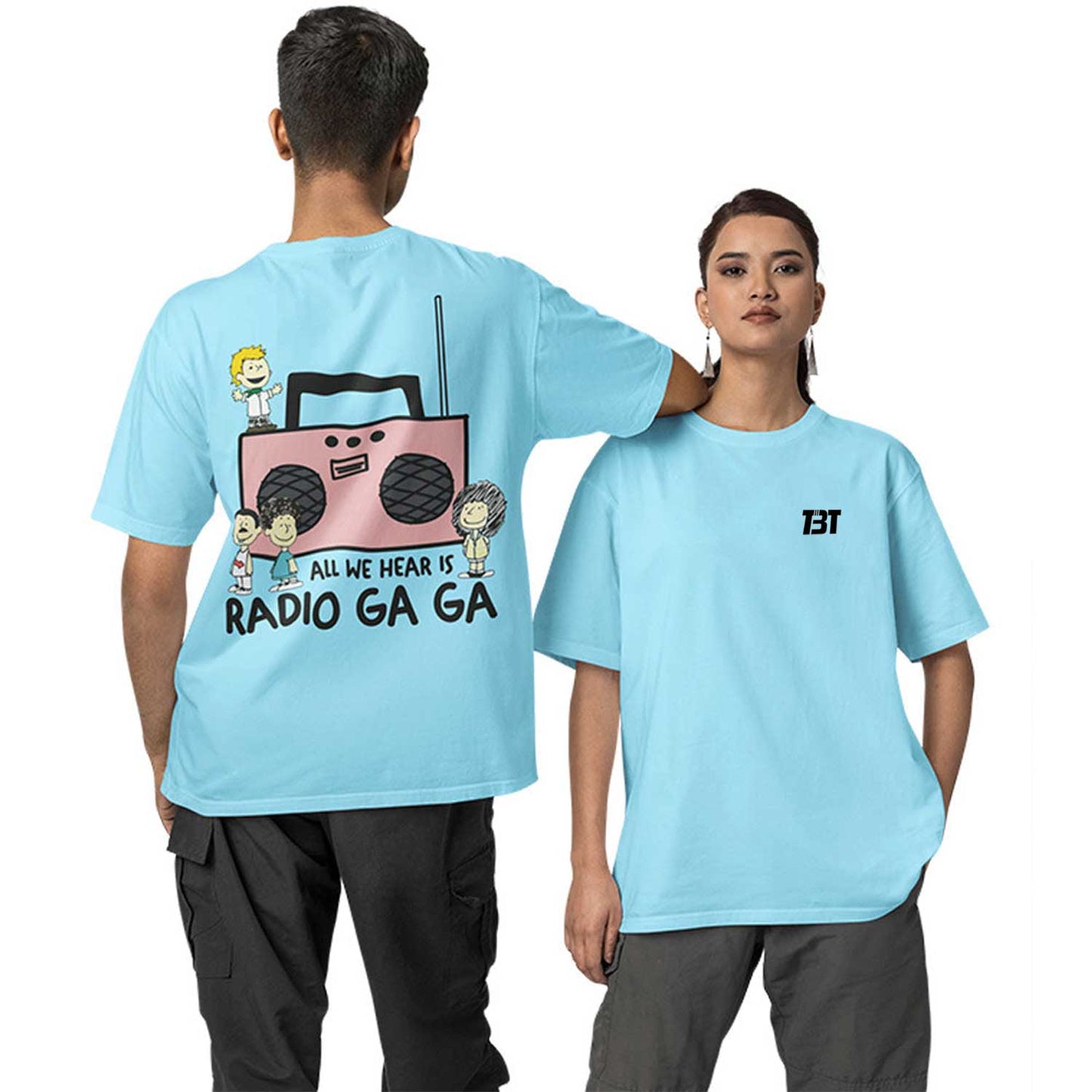 Oversized T shirt - Radio Ga Ga