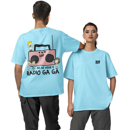 Oversized T shirt - Radio Ga Ga