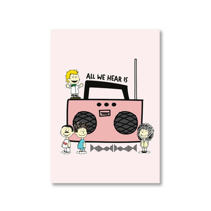 queen all we hear is poster wall art buy online united states usa the banyan tee tbt 8 x 10 