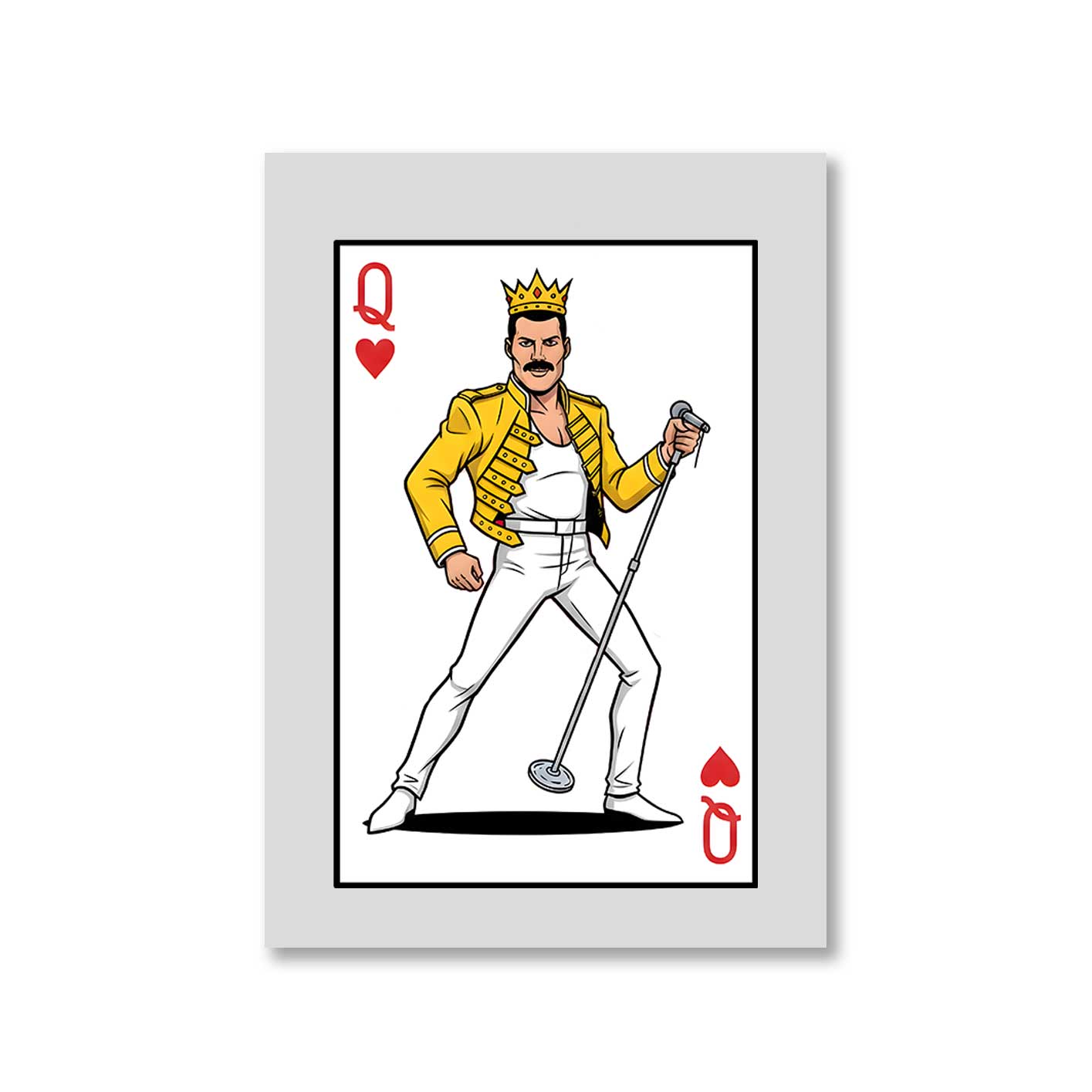 queen the queen of hearts poster wall art buy online united states usa the banyan tee tbt 8 x 10 
