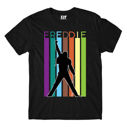 queen freddie t-shirt music band buy online usa united states the banyan tee tbt men women girls boys unisex black