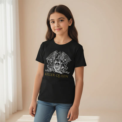 queen killer queen t-shirt music band buy online united states of america usa the banyan tee tbt men women girls boys unisex black