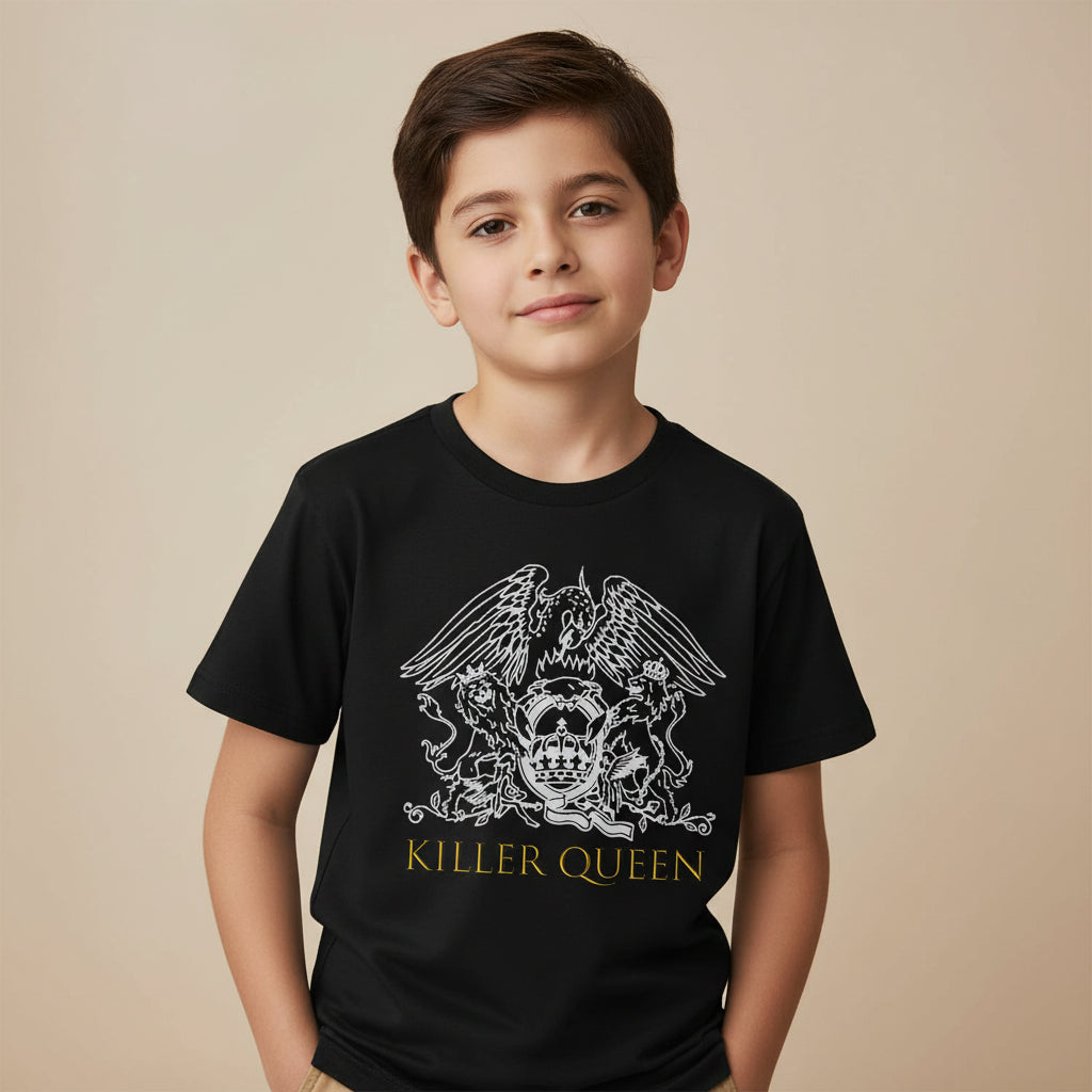 queen killer queen t-shirt music band buy online united states of america usa the banyan tee tbt men women girls boys unisex black