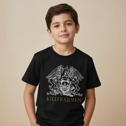 queen killer queen t-shirt music band buy online united states of america usa the banyan tee tbt men women girls boys unisex black