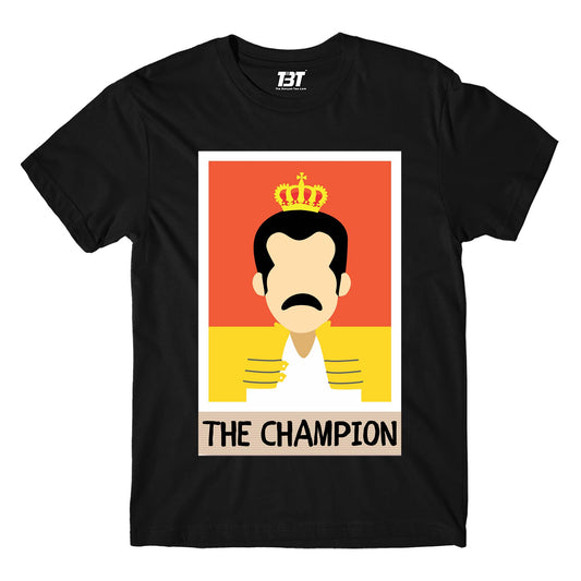 queen the champion t-shirt music band buy online united states of america usa the banyan tee tbt men women girls boys unisex black