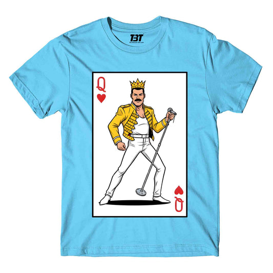 queen the queen of hearts t-shirt music band buy online united states usa the banyan tee tbt men women girls boys unisex turquoise 