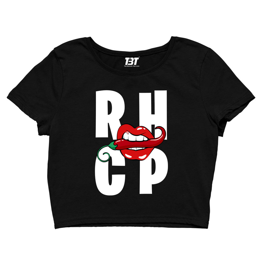 red hot chili peppers rhcp crop top music band buy online united states of america usa the banyan tee tbt men women girls boys unisex black