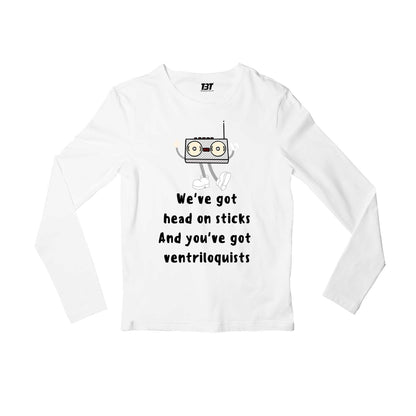 radiohead kid a full sleeves long sleeves music band buy online india the banyan tee tbt men women girls boys unisex white