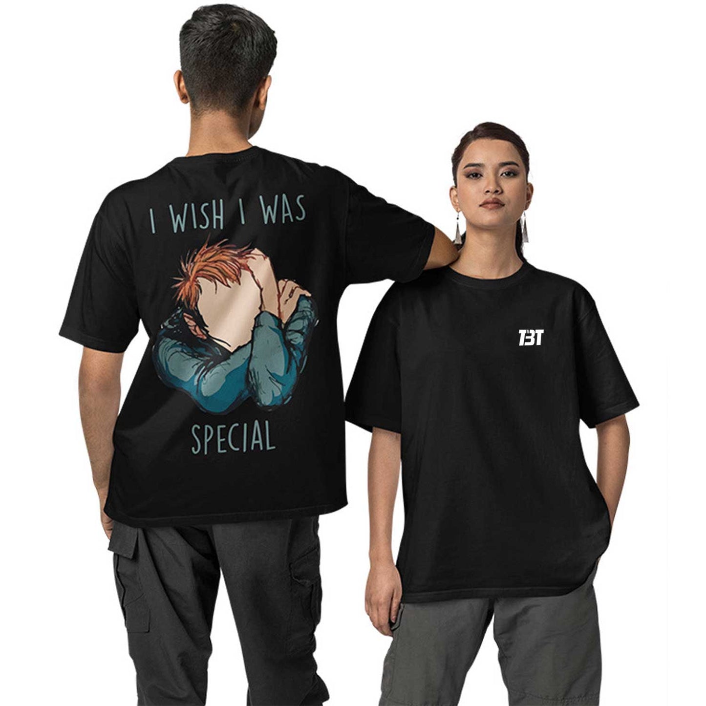 Oversized T shirt - I Wish I Was Special