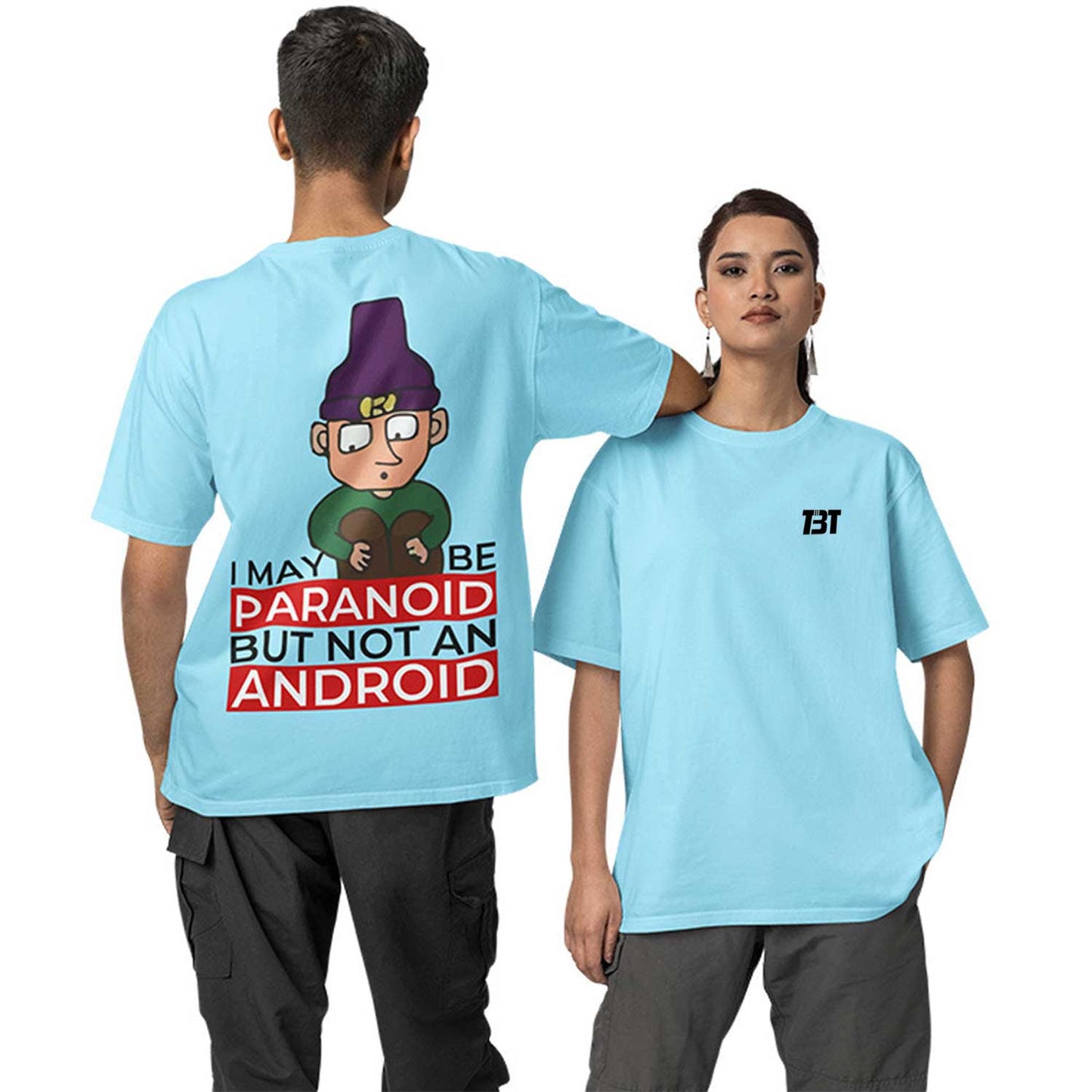 Oversized T shirt - Paranoid Android