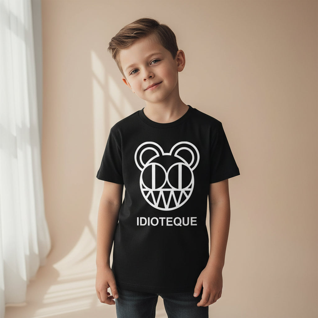 radiohead idioteque t-shirt music band buy online united states of america usa the banyan tee tbt men women girls boys unisex black