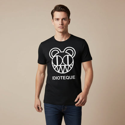 radiohead idioteque t-shirt music band buy online united states of america usa the banyan tee tbt men women girls boys unisex black