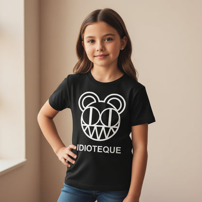 radiohead idioteque t-shirt music band buy online united states of america usa the banyan tee tbt men women girls boys unisex black