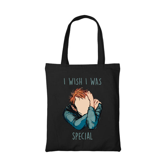 radiohead i wish i was special tote bag hand printed cotton women men unisex