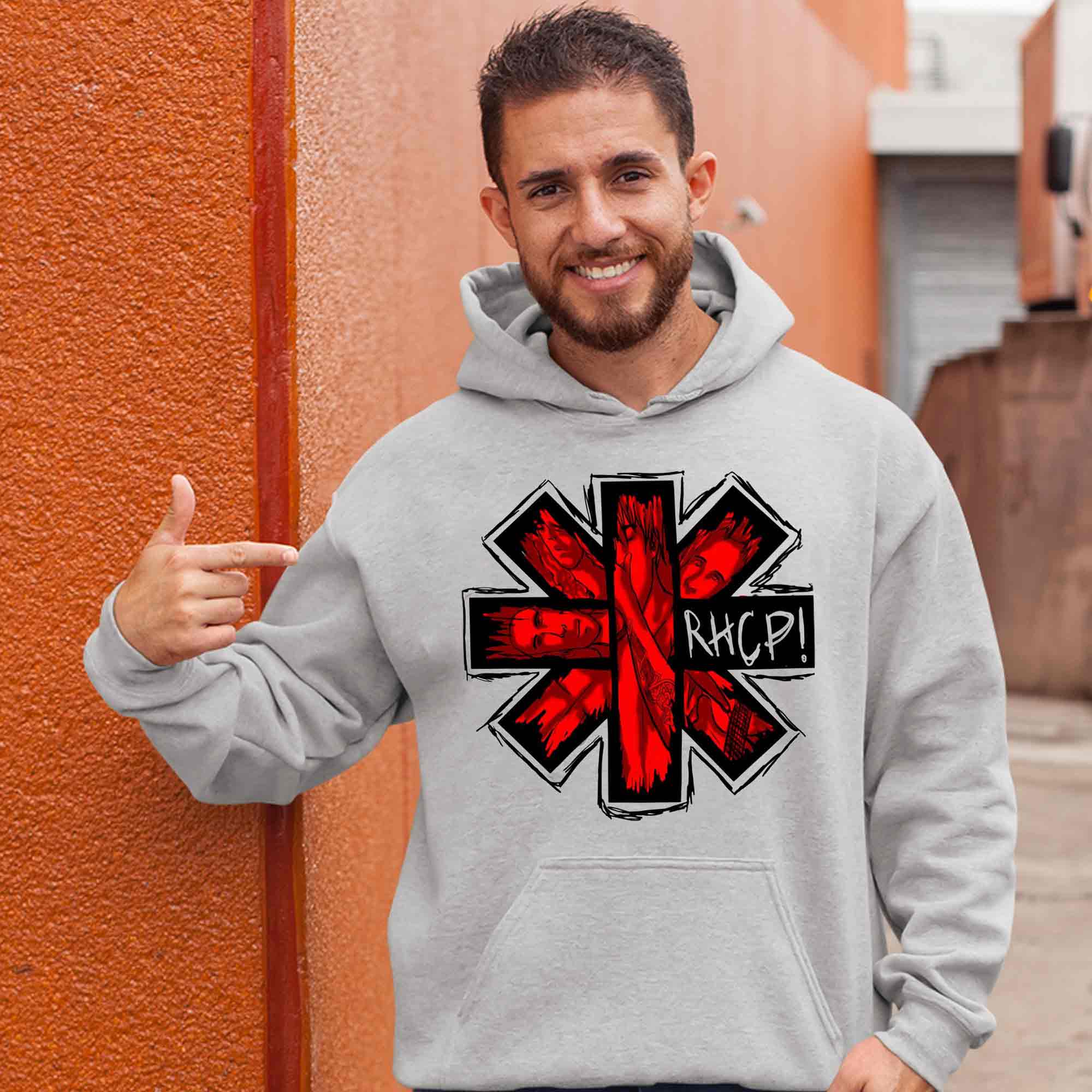 Red Hot Chili Peppers Hoodie - Red Hot Art – The Banyan Tee