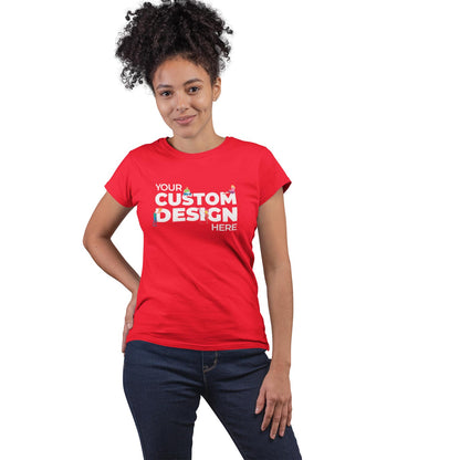 custom customizable personalised red tops by the banyan tee cotton plain red top for women united states of america usa tops for girls tops for women