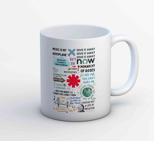 red hot chili peppers song story mug coffee ceramic music band buy online united states of america usa the banyan tee tbt men women girls boys unisex