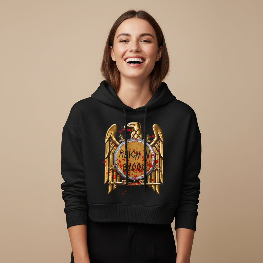 Crop Hoodie - Reign In Blood