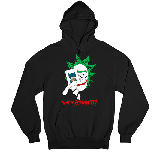 rick and morty joker hoodie hooded sweatshirt winterwear buy online united states usa the banyan tee tbt men women girls boys unisex black rick and morty online summer beth mr meeseeks jerry quote vector art clothing accessories merchandise