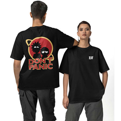 Oversized T shirt - Don't Panic
