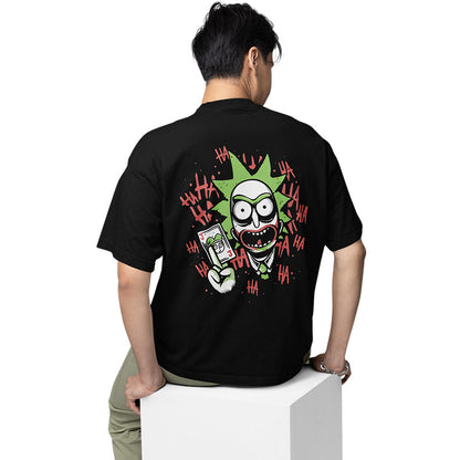 rick and morty oversized t shirt - joker tv & movies t-shirt black buy online india the banyan tee tbt men women girls boys unisex