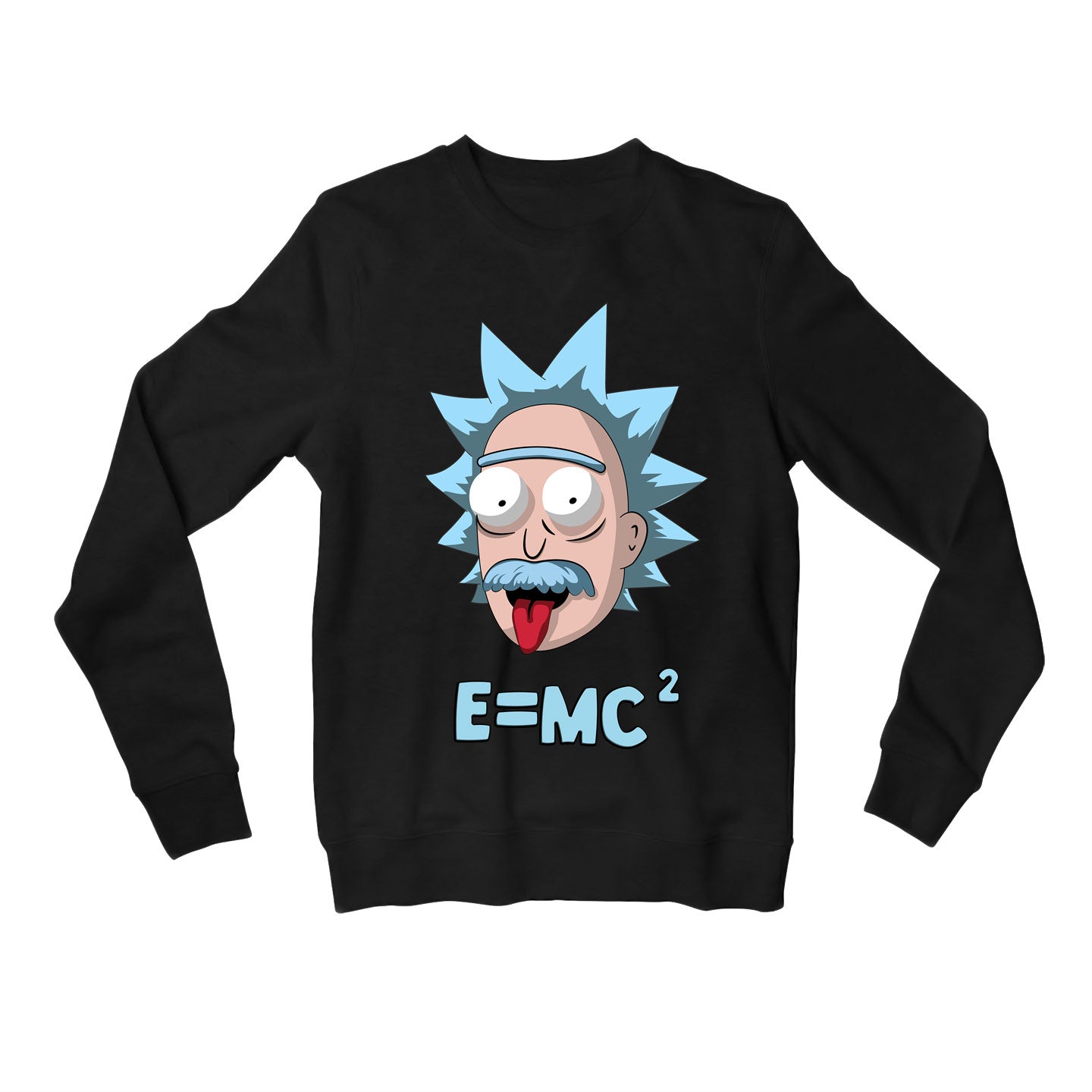 rick and morty genius sweatshirt upper winterwear buy online united states usa the banyan tee tbt men women girls boys unisex black rick and morty online summer beth mr meeseeks jerry quote vector art clothing accessories merchandise
