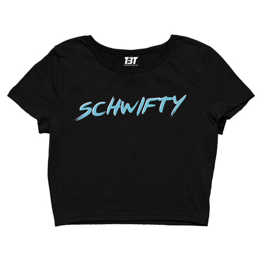 rick and morty schwifty crop top buy online united states of america usa the banyan tee tbt men women girls boys unisex black rick and morty online summer beth mr meeseeks jerry quote vector art clothing accessories merchandise