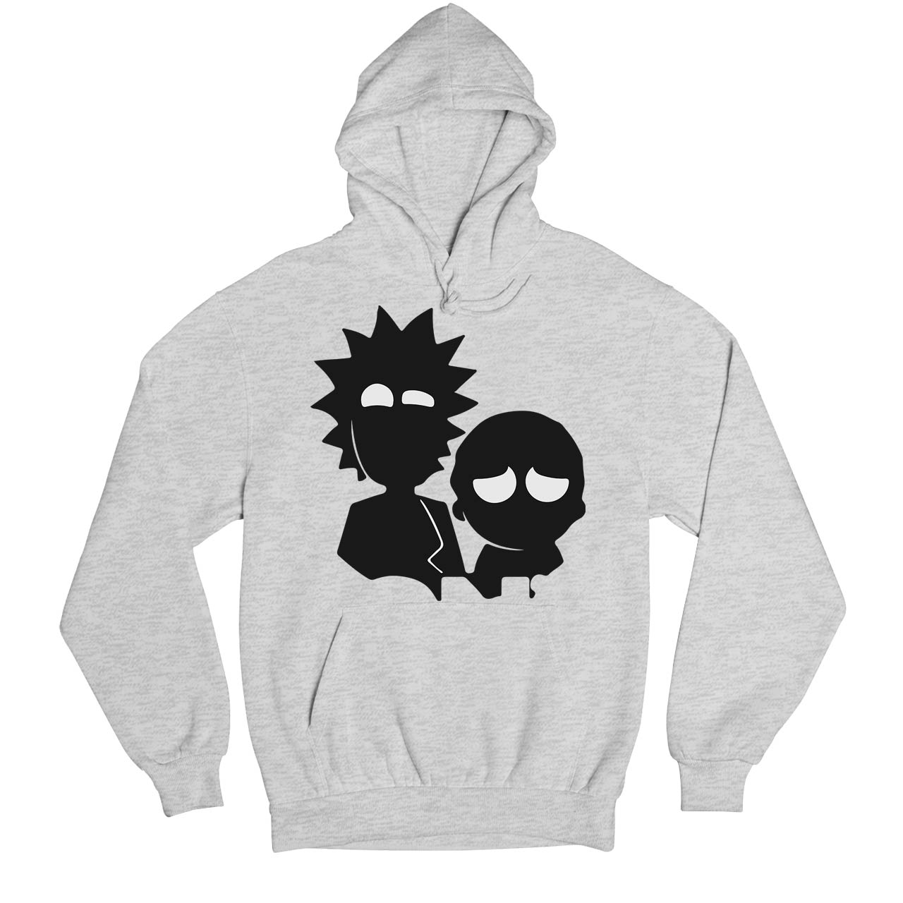 rick and morty silhouette hoodie hooded sweatshirt winterwear buy online usa united states of america the banyan tee tbt men women girls boys unisex gray rick and morty online summer beth mr meeseeks jerry quote vector art clothing accessories merchandise