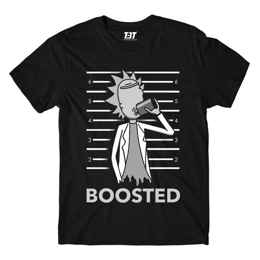 rick and morty boosted t-shirt buy online united states usa the banyan tee tbt men women girls boys unisex black rick and morty online summer beth mr meeseeks jerry quote vector art clothing accessories merchandise