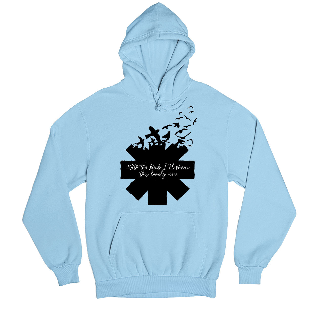 red hot chili peppers scar tissue hoodie hooded sweatshirt winterwear music band buy online united states usa the banyan tee tbt men women girls boys unisex baby blue