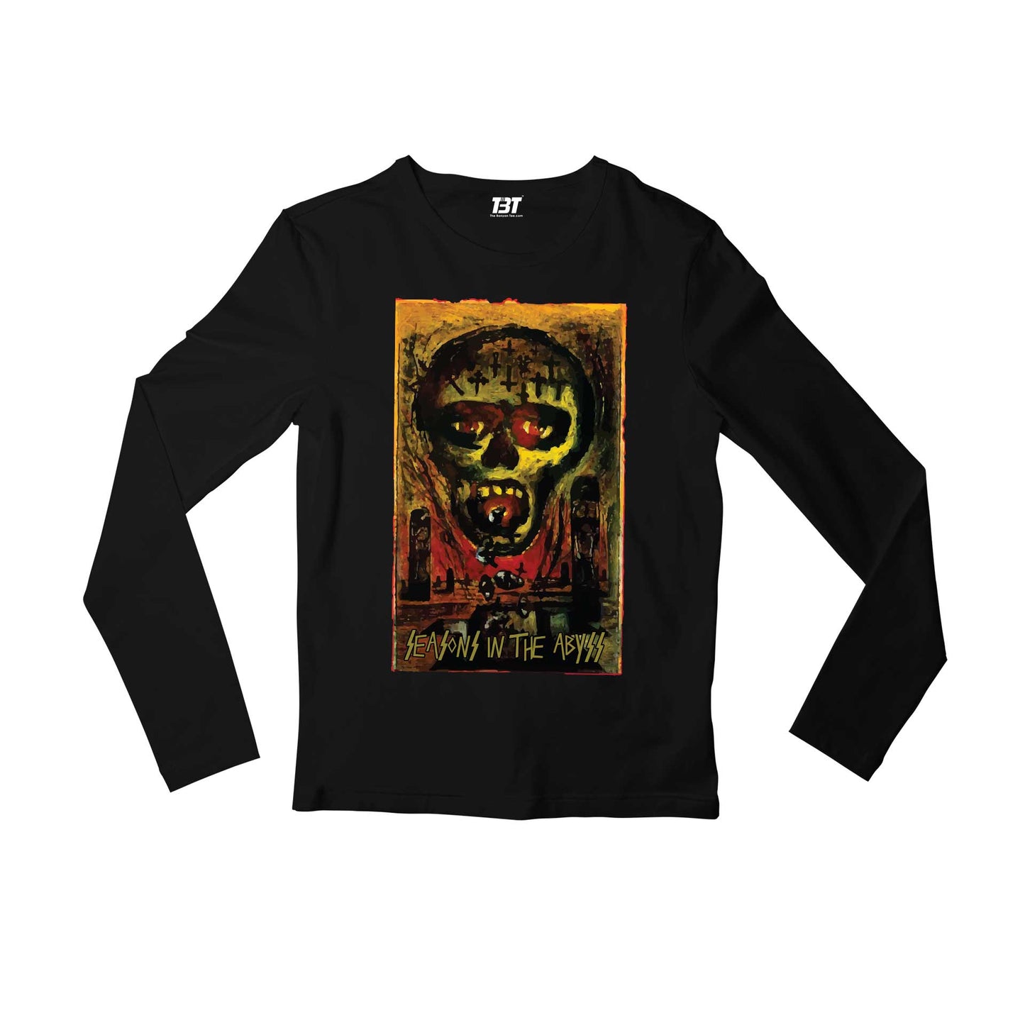 slayer seasons in the abyss full sleeves long sleeves music band buy online india the banyan tee tbt men women girls boys unisex black