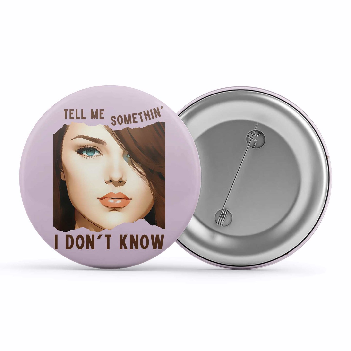 selena gomez tell me something i don't know badge pin button music band buy online united states of america usa the banyan tee tbt men women girls boys unisex