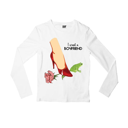 selena gomez i want a boyfriend full sleeves long sleeves music band buy online india the banyan tee tbt men women girls boys unisex white