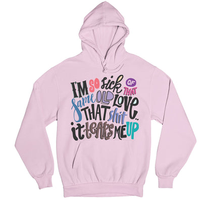 selena gomez same old love hoodie hooded sweatshirt winterwear music band buy online united states usa the banyan tee tbt men women girls boys unisex gray i am so sick of that same old love