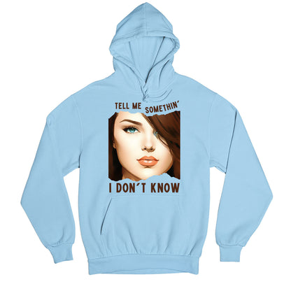 selena gomez tell me something i don't know hoodie hooded sweatshirt winterwear music band buy online usa united states of america the banyan tee tbt men women girls boys unisex gray