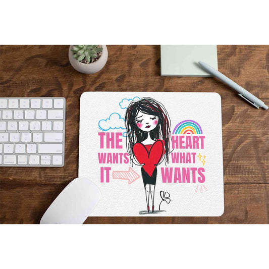 selena gomez the heart wants what it wants mousepad logitech large anime music band buy online united states of america usa the banyan tee tbt men women girls boys unisex