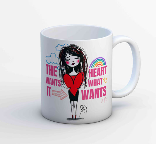 selena gomez the heart wants what it wants mug coffee ceramic music band buy online usa united states of america the banyan tee tbt men women girls boys unisex