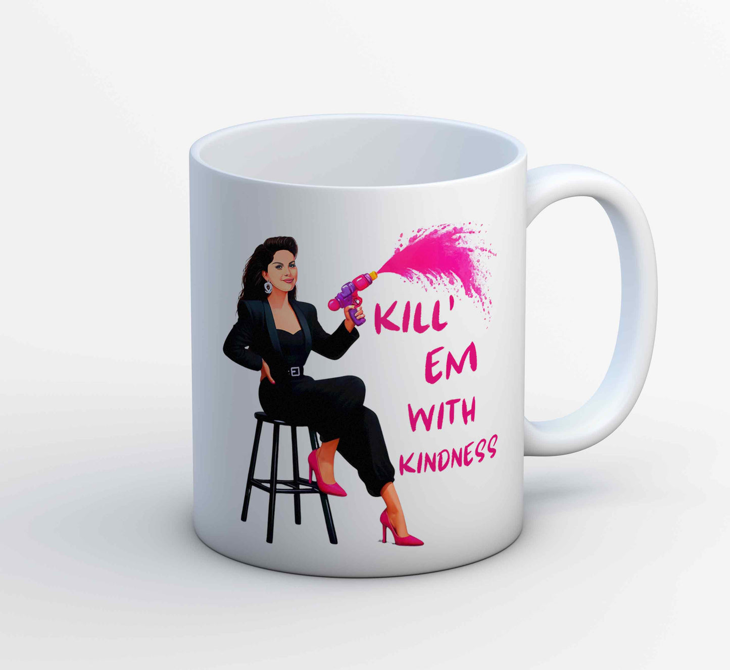 selena gomez kill em with kindness mug coffee ceramic music band buy online usa united states of america the banyan tee tbt men women girls boys unisex